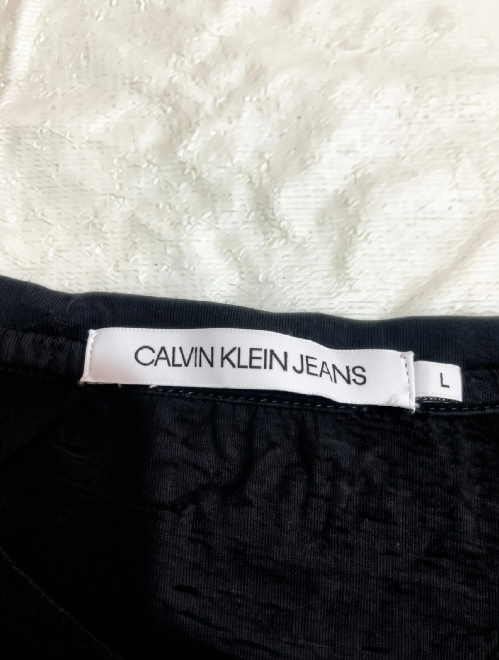 Black Calvin Klein Original T-Shirt Size L – photo 3